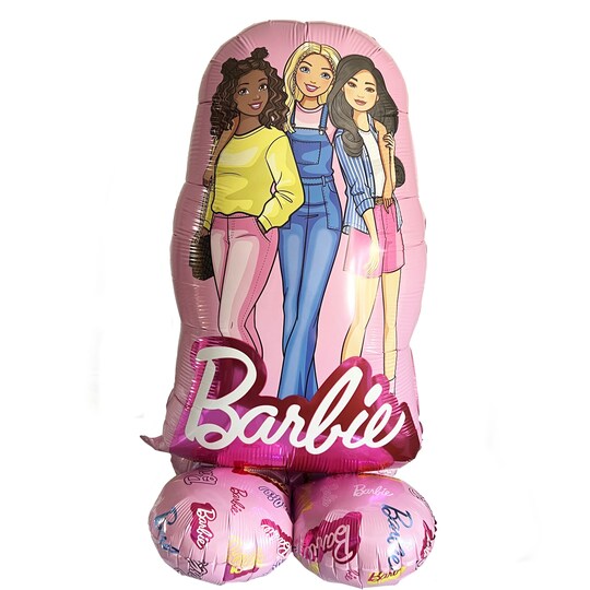 burton + Burton; Barbie 37″ x 20″ Character Shaped Standing Balloon – 1 Balloon; Category:Balloons & Accessories; Image:1